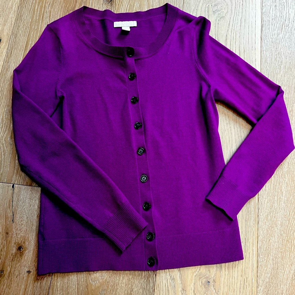 COPY - Banana Republic Extea Fine Merino Wool cardigan.
